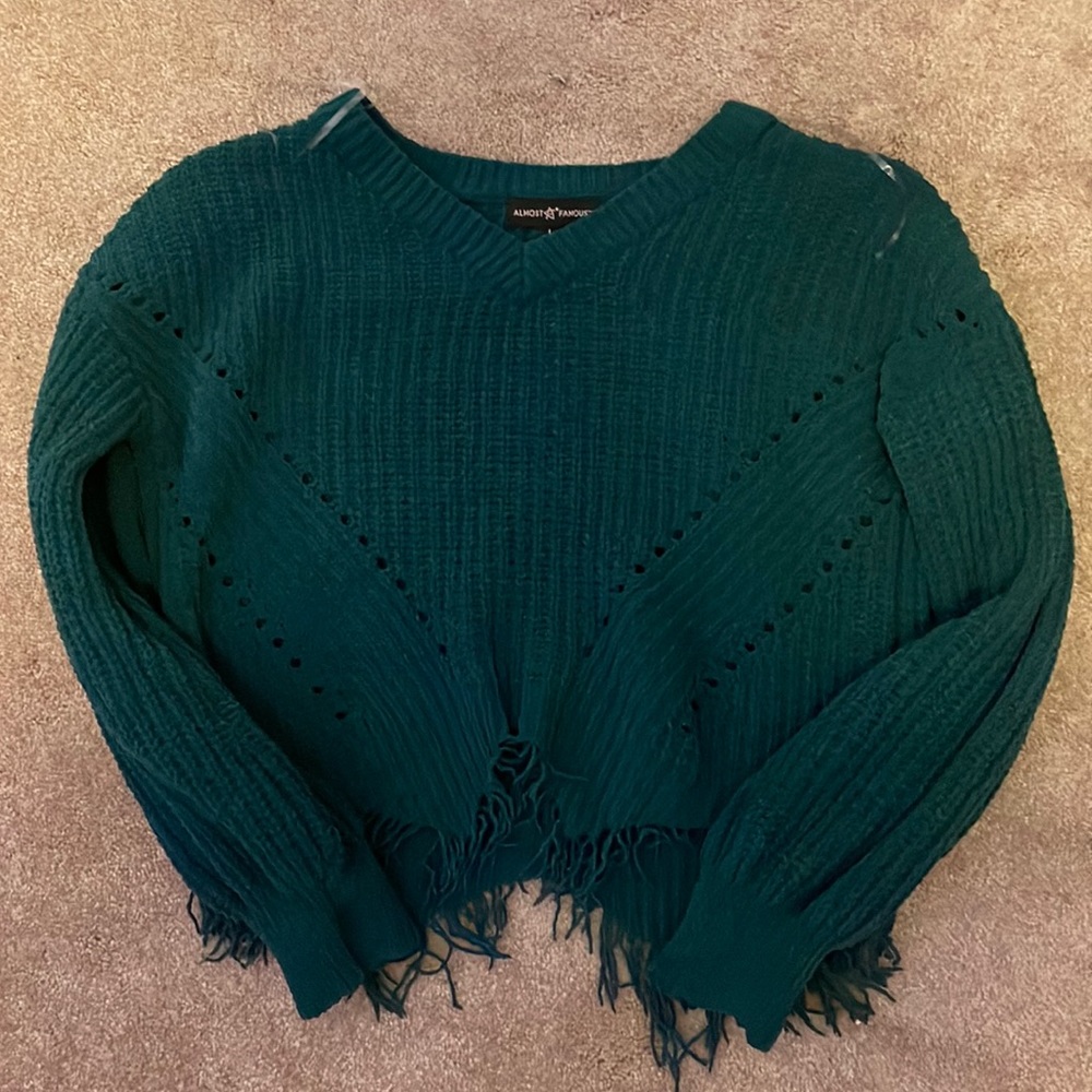 Green sweater